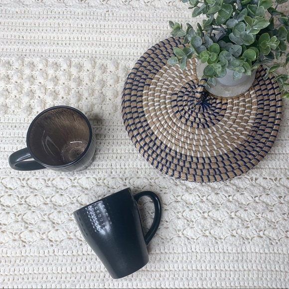 Gourmet BASICS MIKASA Ceramic Cup Mug Set “Mocha” Coffee Tea - Picture 2 of 6